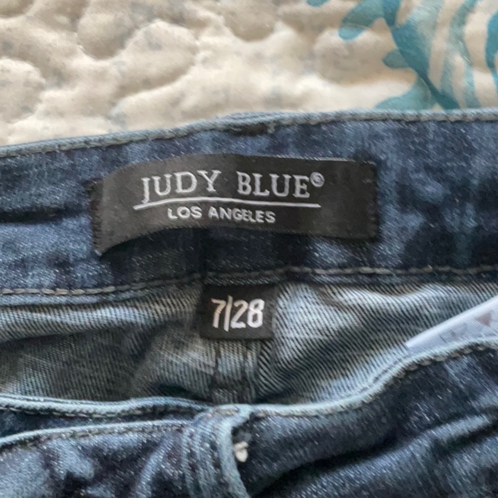 Judy Blue Dark Blue Skinny Jeans - Picture 2 of 4